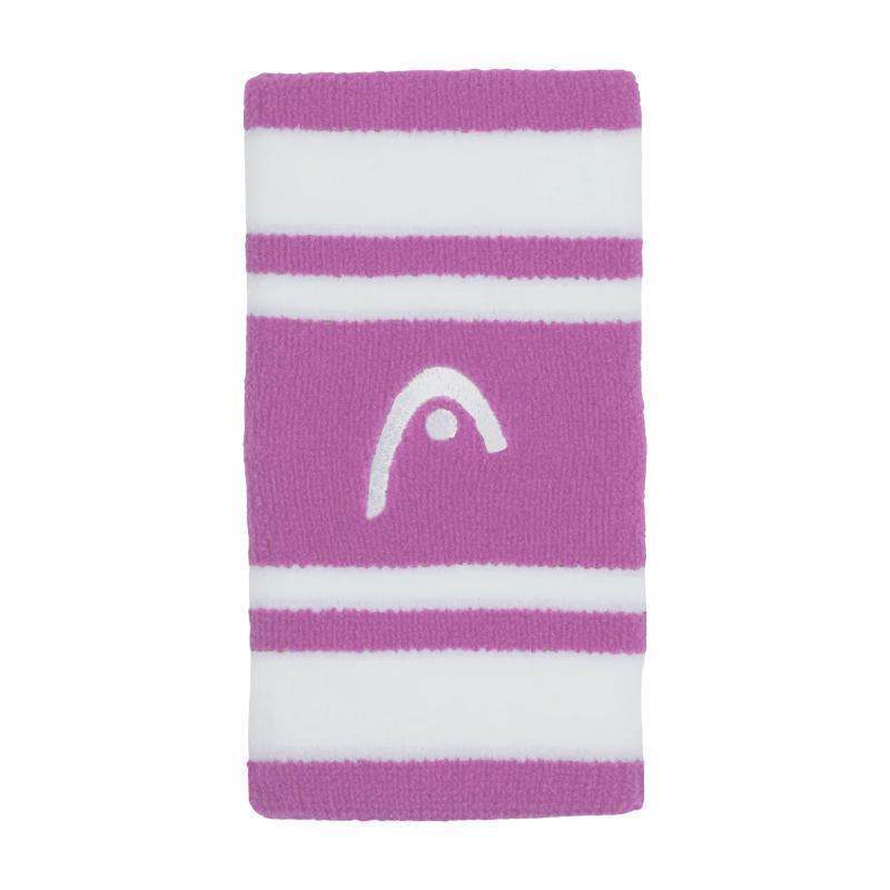 Munequeras Head Striped 5 Lila Blanco 2 Unidades
