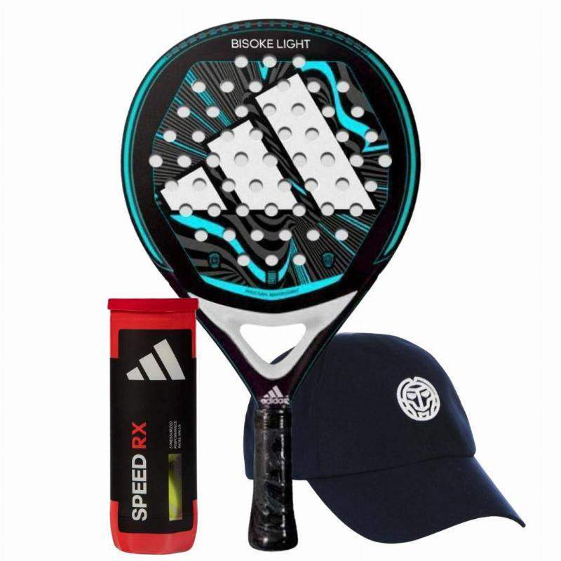 Pack Pala Adidas Bisoke Light 2024 con Gorra y Pelotas