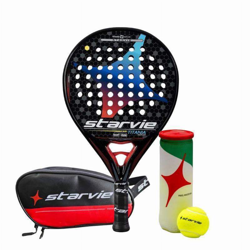 Pack Pala StarVie Titania Kepler Soft con Neceser y Pelotas