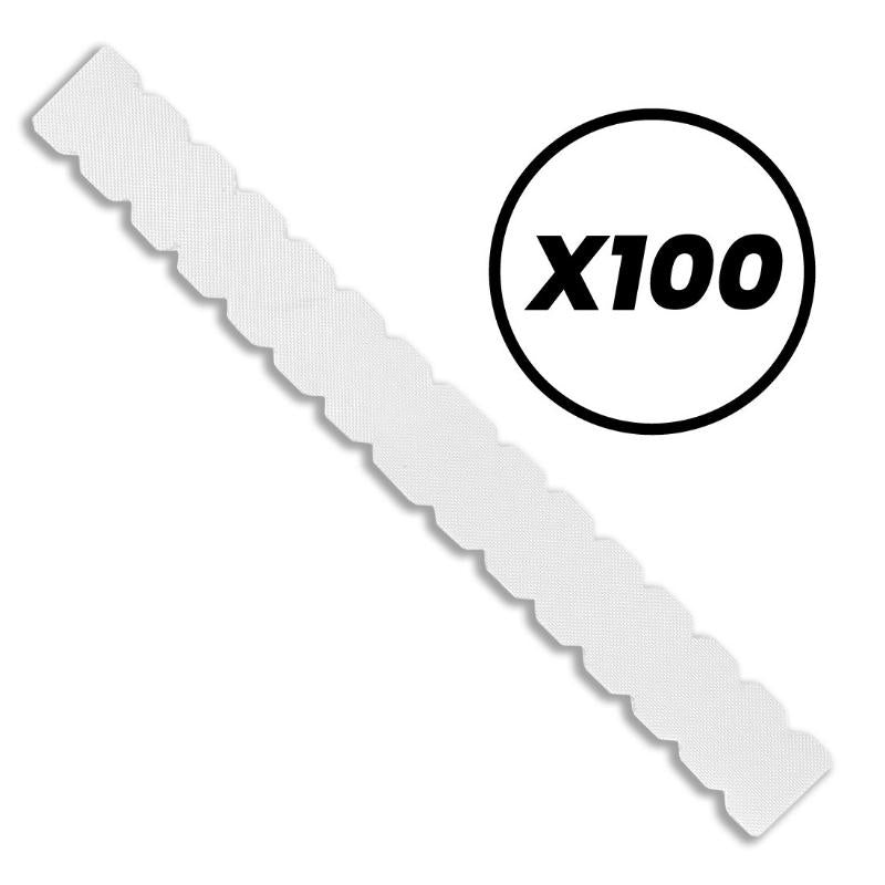 Protector Elite Dentado Rugoso Transparente x100