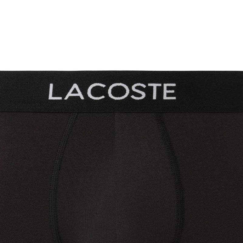Boxers Lacoste Pique Negro 3 Unidades