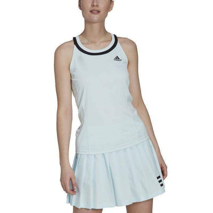 Camiseta Adidas Club  Azul Cielo Azul Marino