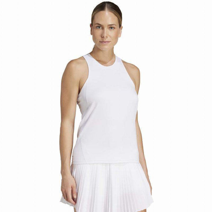 Camiseta Adidas Club Climacool Blanco Mujer