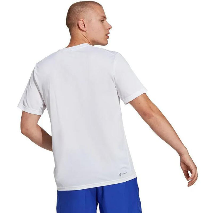 Camiseta Adidas Essentials Base Blanco Negro