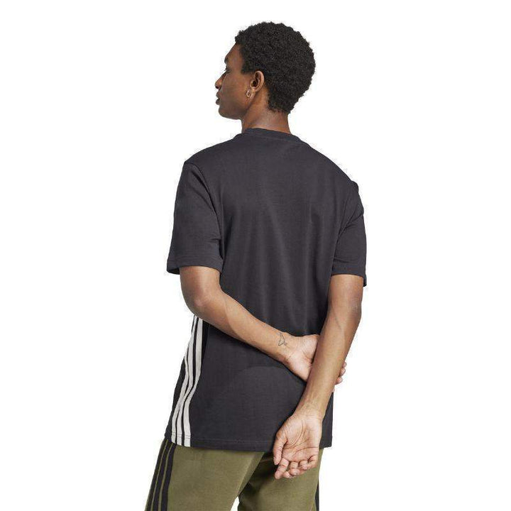 Camiseta Adidas Essentials Negro Blanco