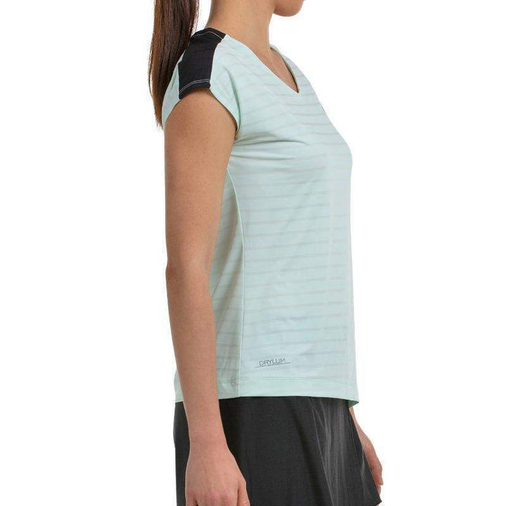Camiseta Bullpadel Adoros Verde Agua Bicolor