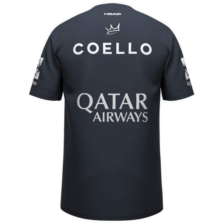 Camiseta Head Arturo Coello Sponsors Azul Marino