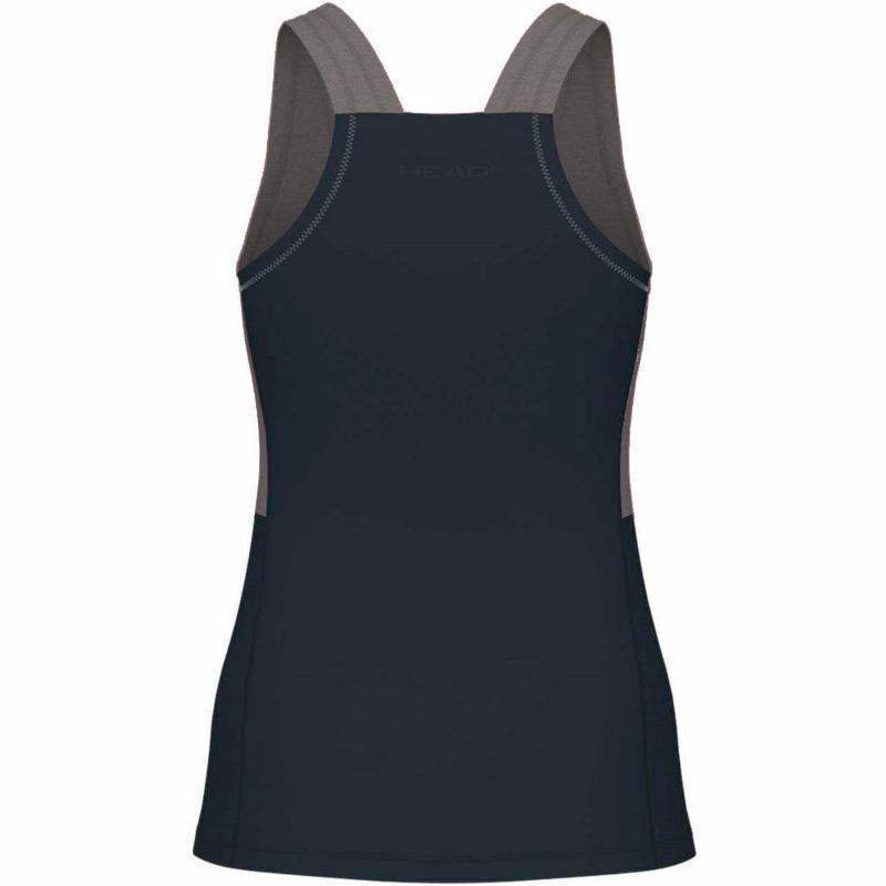 Camiseta Head Play Tech Azul Marino Mujer