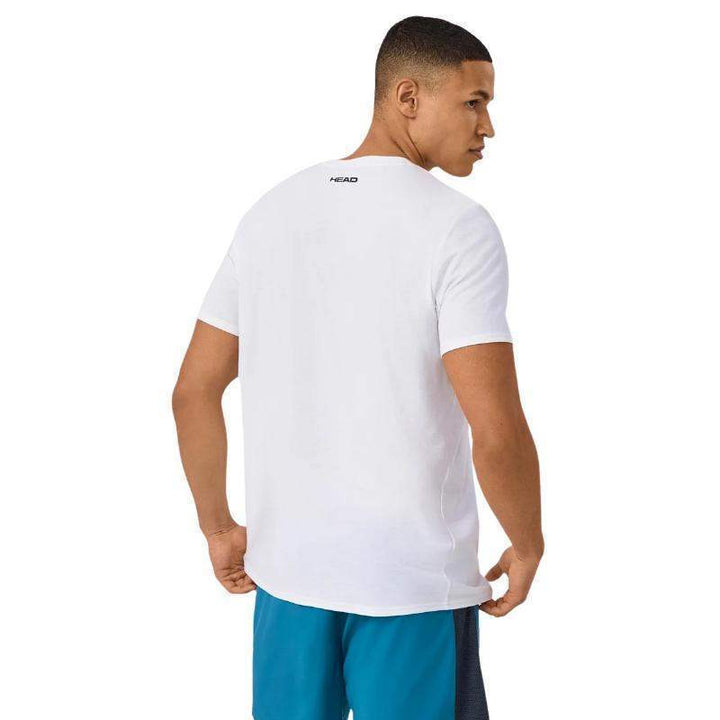 Camiseta Head Rainbow Blanco