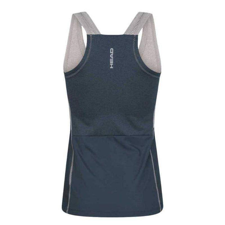Camiseta Head Tech Top Gris Marino Mujer