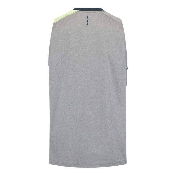 Camiseta Head Top Gris Verde Pastel