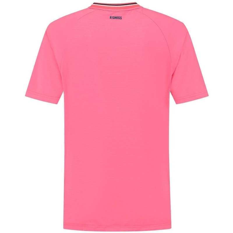 Camiseta Kswiss Hypercourt Melange 3 Rosa