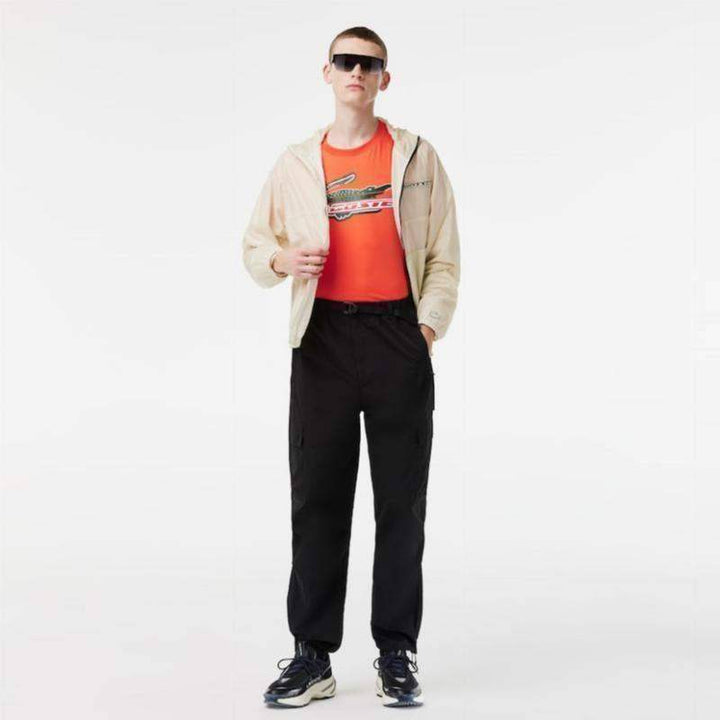 Camiseta Lacoste Sport Algodon Ecologico Naranja