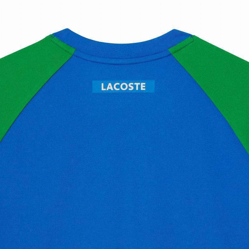 Camiseta Lacoste Ultra Dry Azul Marino Verde