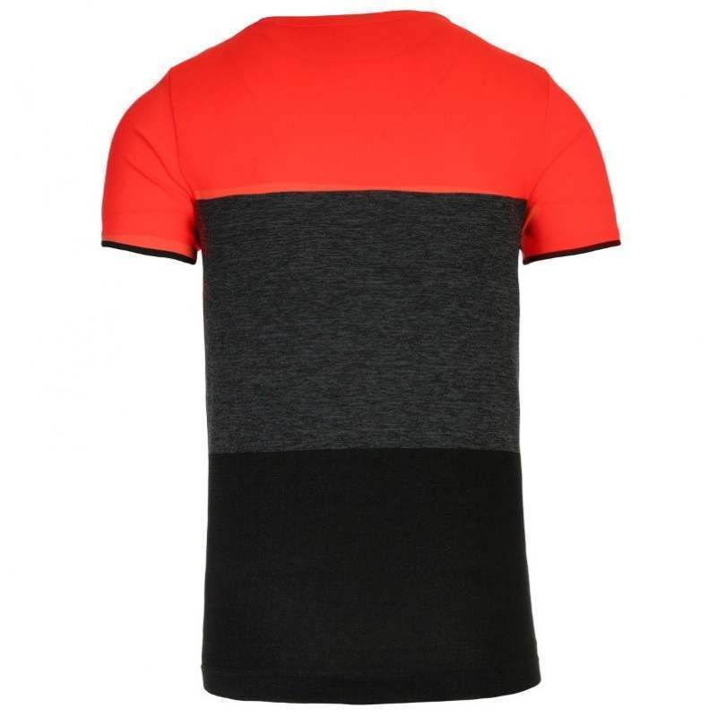 Camiseta Lotto Tech Seamless Coral Negro