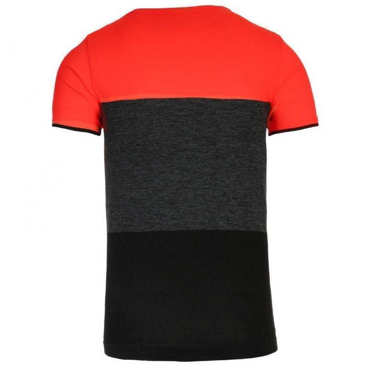 Camiseta Lotto Tech Seamless Coral Negro
