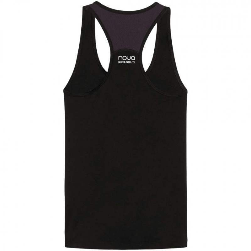 Camiseta Puma Individual Negro Mujer