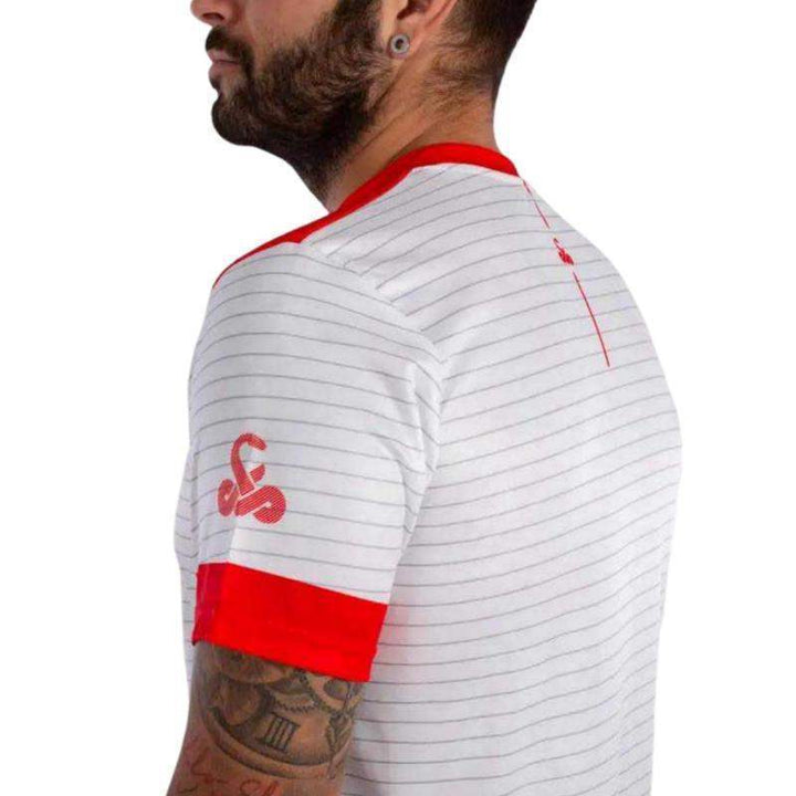 Camiseta Vibora King Cobra X Aniversário Branco Vermelho