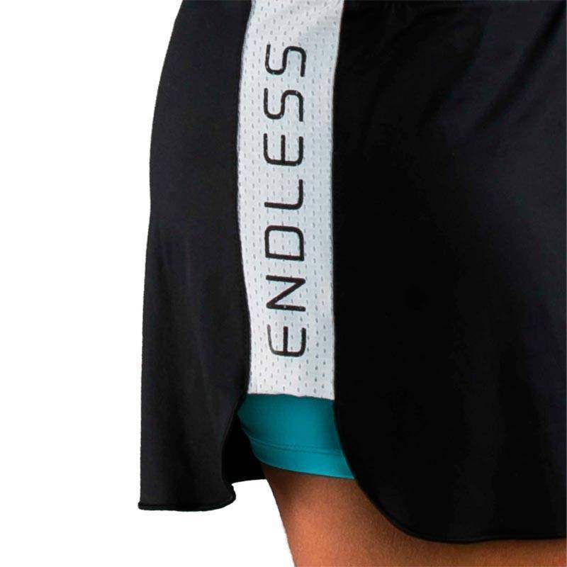 Falda Endless Slam Negro Azul