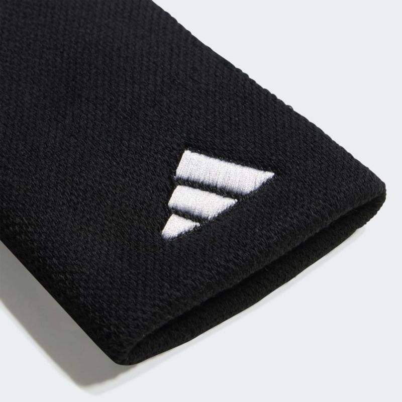 Muñequeras Adidas Negro Grande 2 Unidades