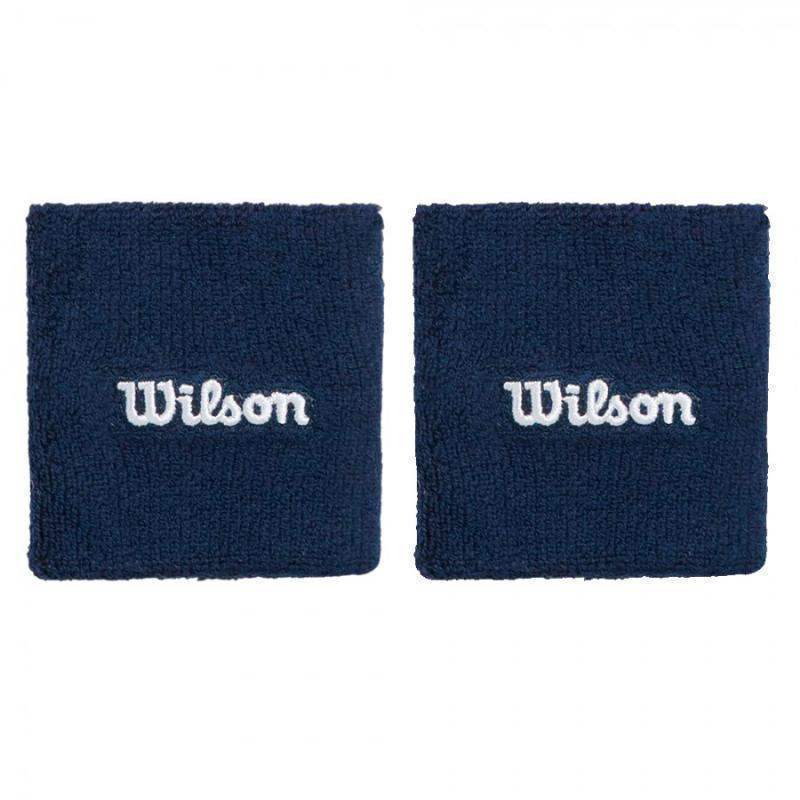 Muñequeras Wilson Azul Marino 2 Unidades