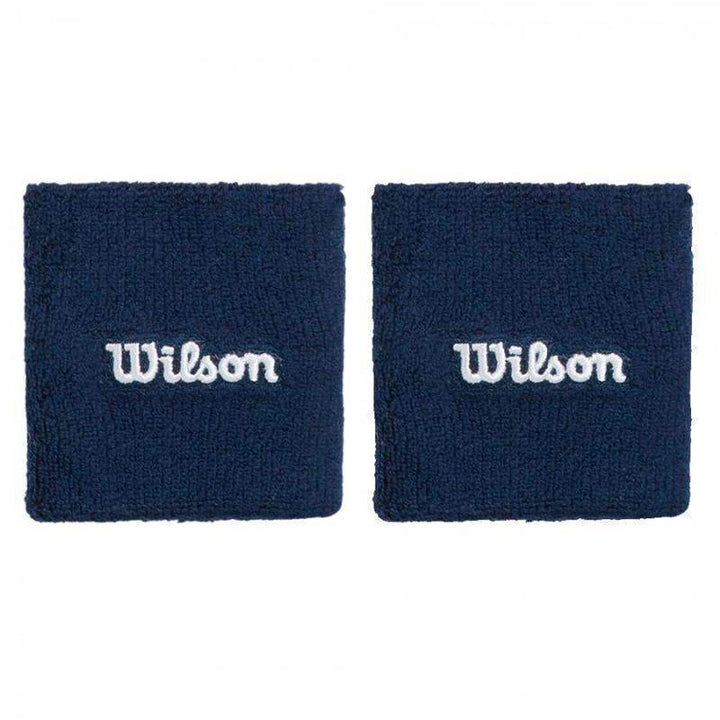 Muñequeras Wilson Azul Marino 2 Unidades