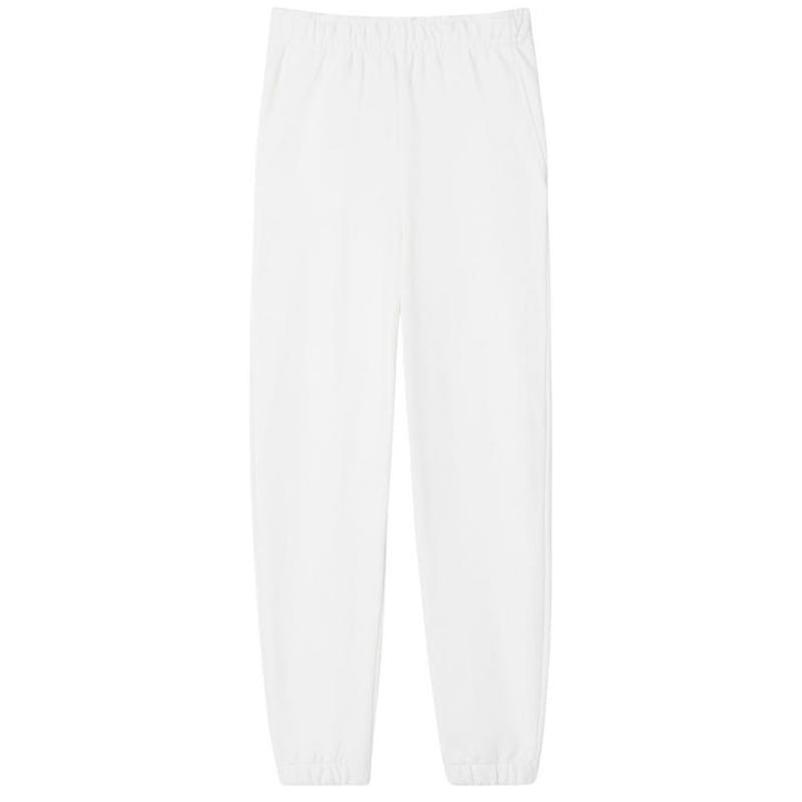 Pantalon Lacoste Sport Algodon Blanco Mujer