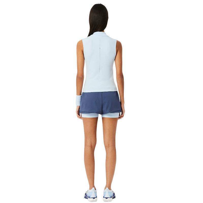 Short Lacoste Ultra Dry Violeta Azul Mujer