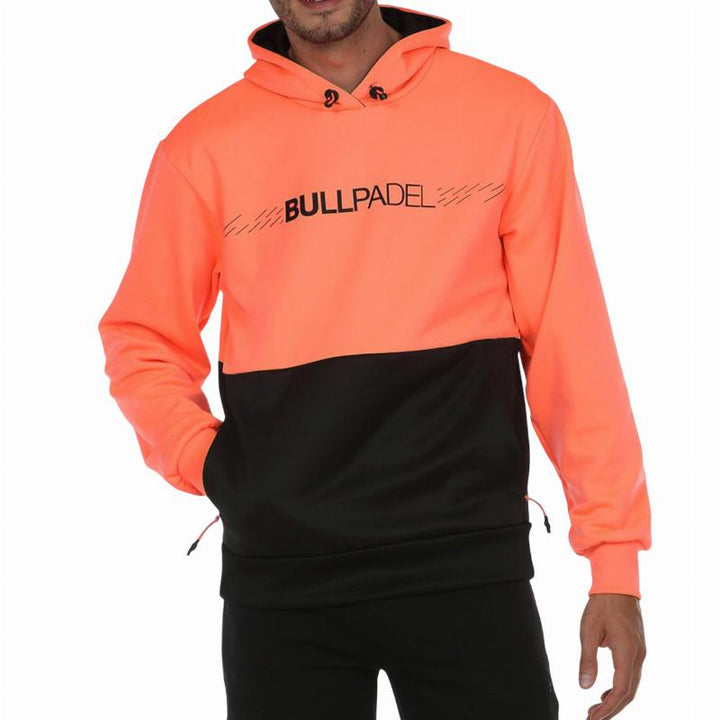 Sudadera Bullpadel Imbui Coral Fluor