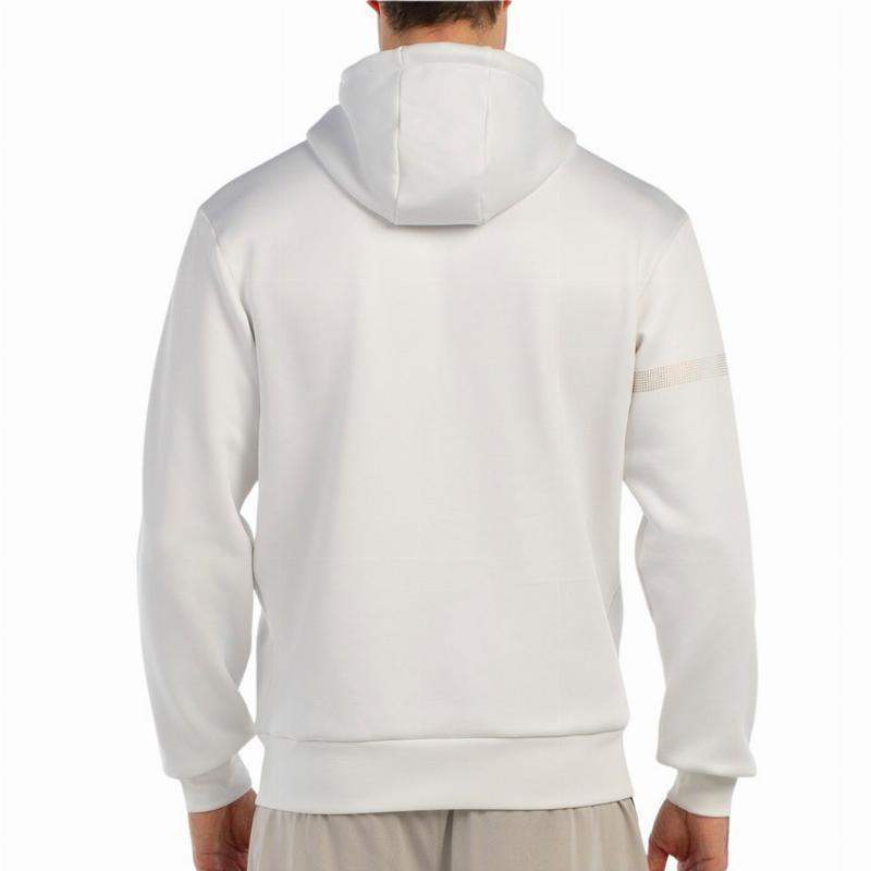 Sudadera Bullpadel Premier Padel Baque Blanco