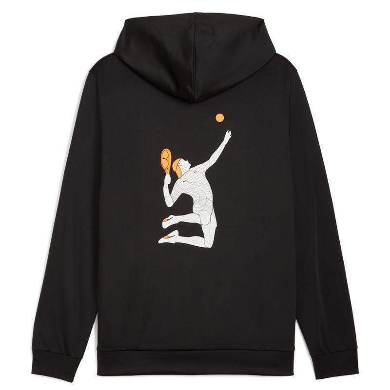 Sudadera Puma Momo Gonzalez Individual Negro Naranja