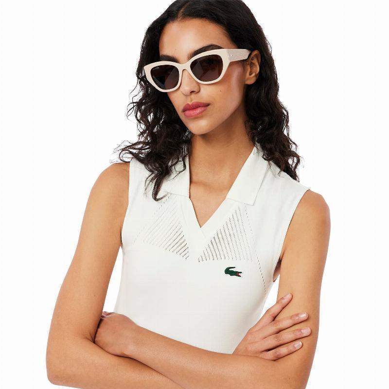 Vestido Lacoste Tenis Blanco