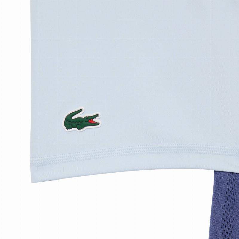 Vestido Lacoste Tenis Violeta Azul Claro