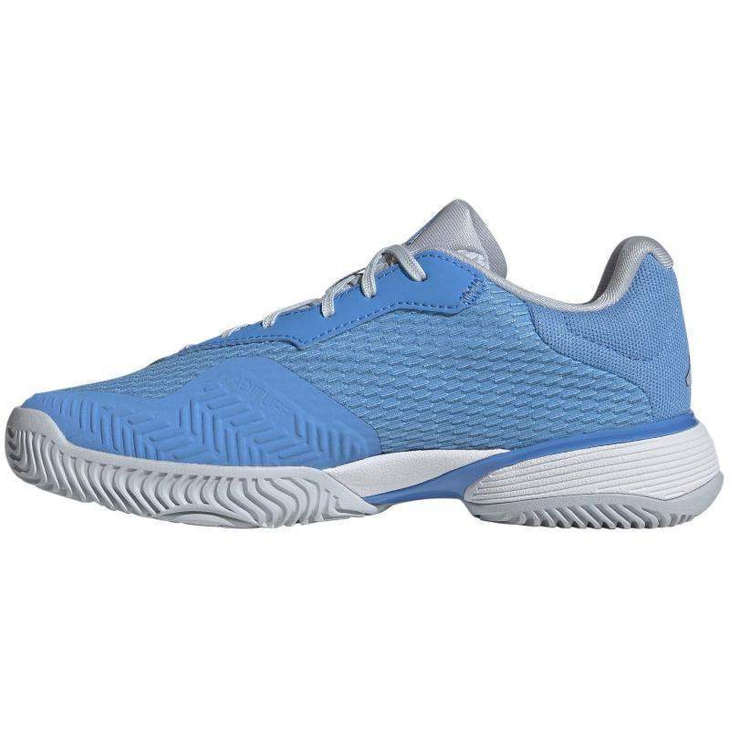 Zapatillas Adidas Barricade Azul Blanco Junior