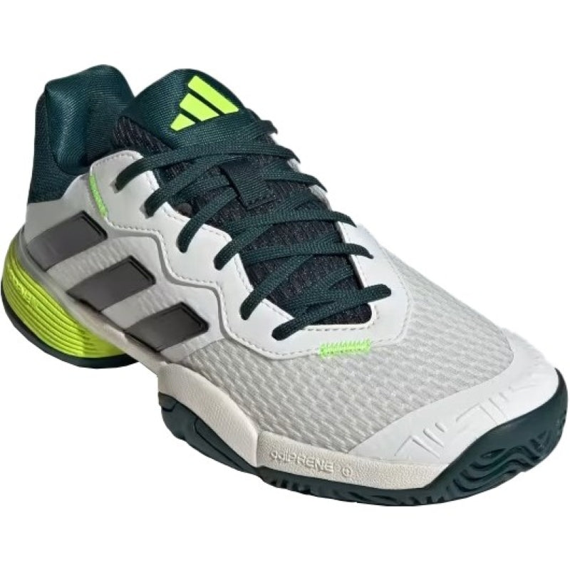 Zapatillas Adidas Barricade K Blanco Negro Verde Junior