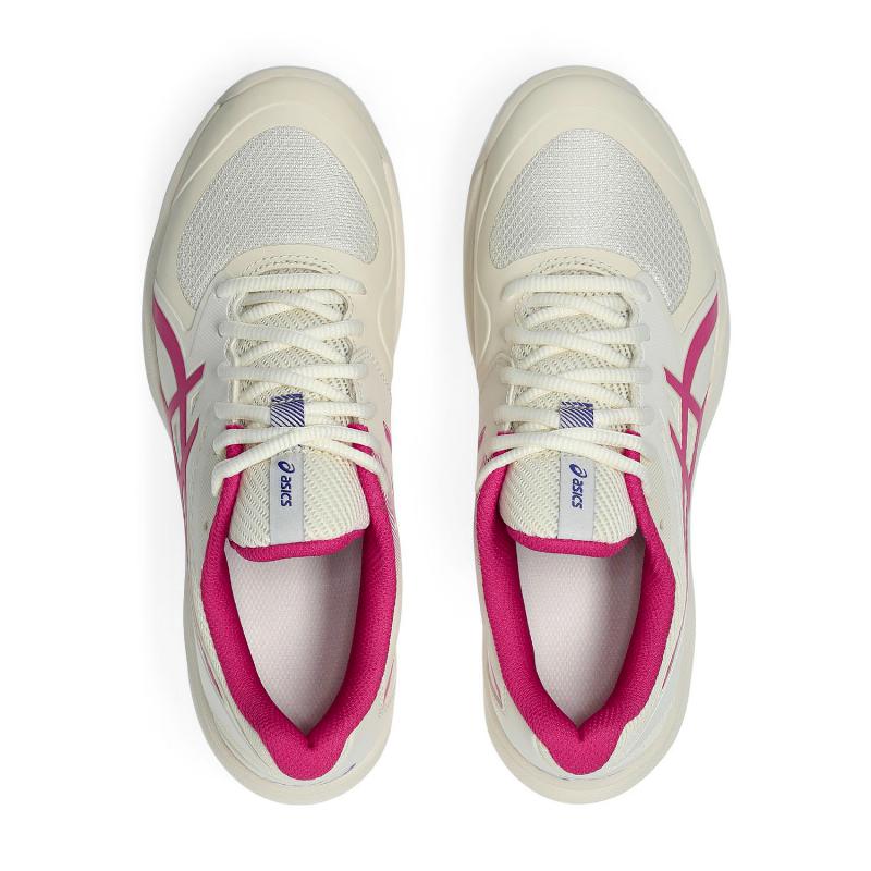 Zapatillas Asics Game FF Clay Crema Rosa Brillante Mujer