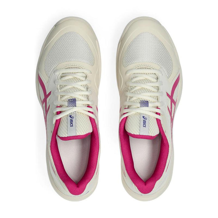 Zapatillas Asics Game FF Clay Crema Rosa Brillante Mujer