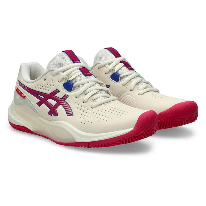Zapatillas Asics Gel Challenger 15 Clay Crema Rosa Mujer