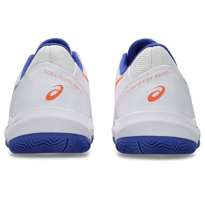 Zapatillas Asics Solution Swift FF 2 Padel Blanco Azul Cobalto