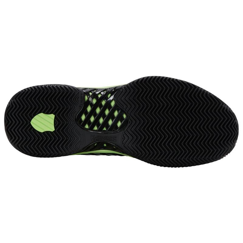 Zapatillas Kswiss Express Light 3 HB Clay Negro Verde Neon