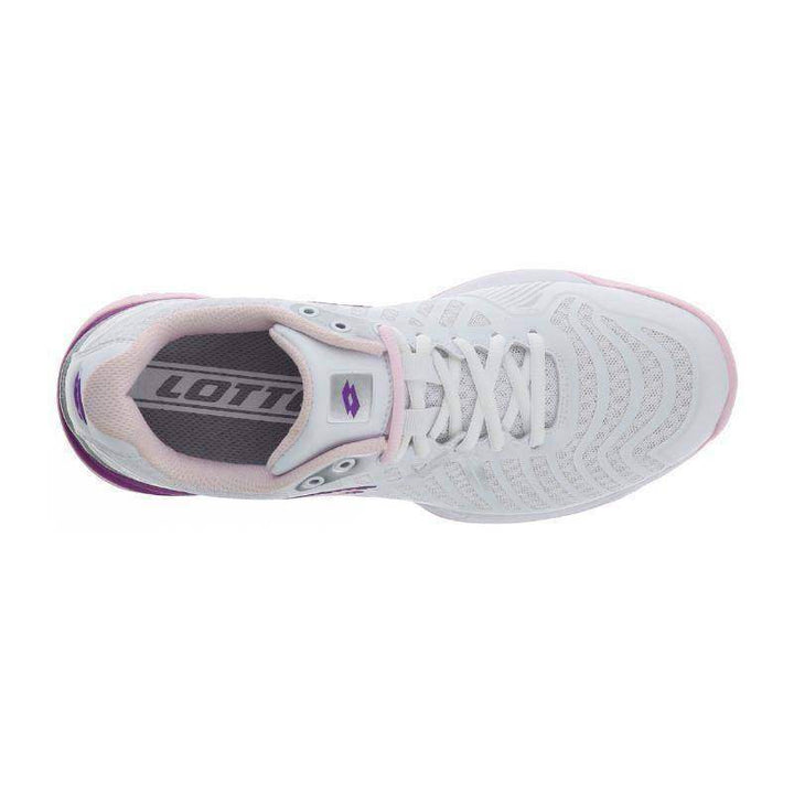 Zapatillas Lotto Space 400 Clay Blanco Purpura