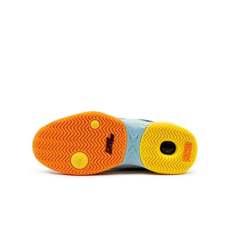 Zapatillas Munich Padx 58 Padel Gris Naranja Mujer
