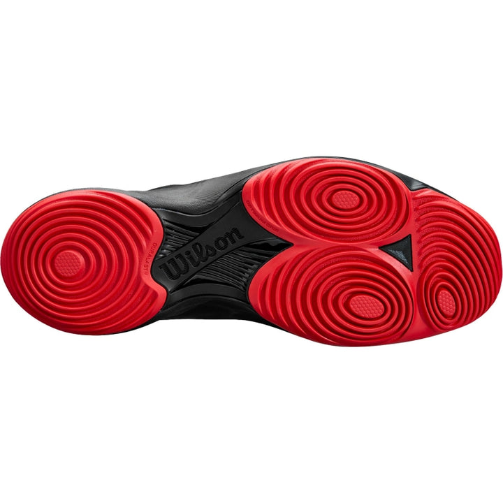 Zapatillas Wilson Hurakn Lite Negro Rojo Blanco
