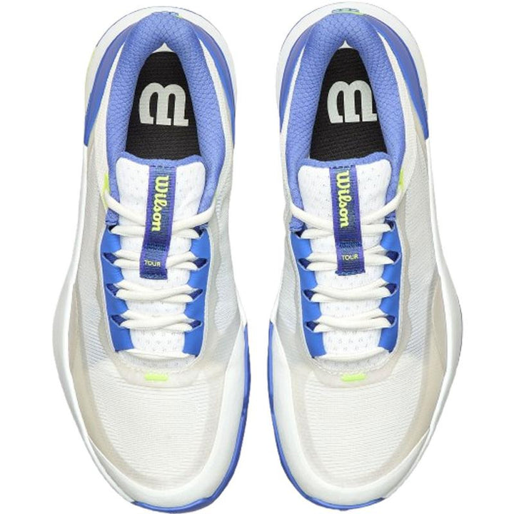 Zapatillas Wilson Intrigue Tour Padel Blanco Azul Mujer