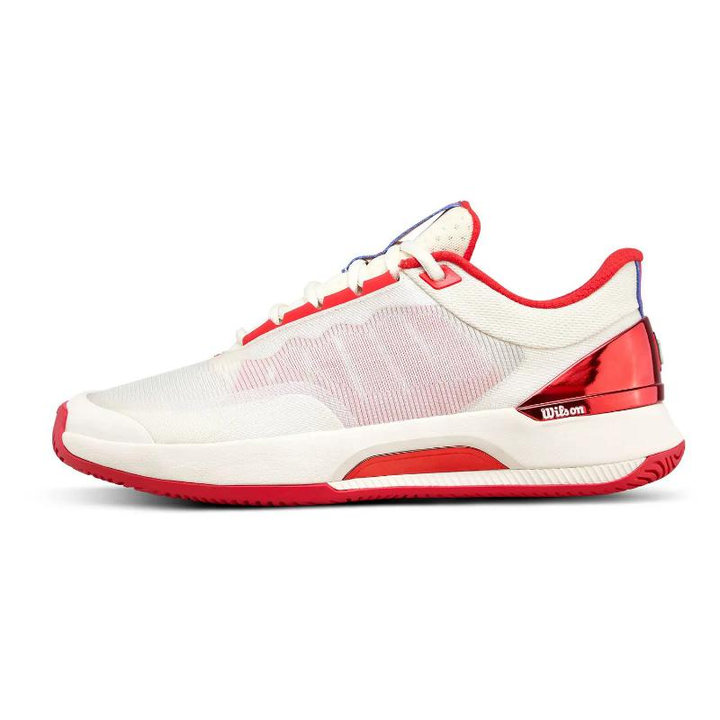 Zapatillas Wilson Intrigue Tour Tofu Rojo Mujer
